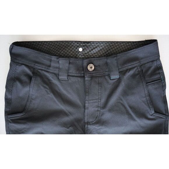 Lululemon Athletica Men's Sz 32x33 Black Pinstripe ABC Performance Pants - Picture 3 of 9